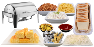 Texas Barbecue Banquet Buffet for 40+ with 90-Minute Chef Service