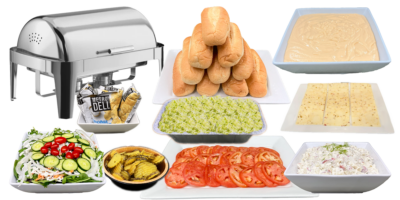 Authentic Philadelphia Cheesesteak Banquet Buffet for 40+ with 90-Minute Chef Service